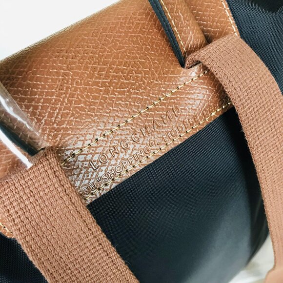 LONGCHAMP Mini Le Pliage Backpack In black - Picture 6 of 9